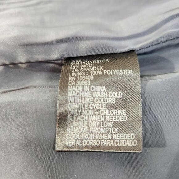 Alex Marie Sleeveless Gray Pleated Front V-neck Career Sheath Dress Women's Sz 8 - Picture 12 of 13